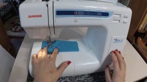 Как зашить дырку на одежде с помощью машинки? Как поставить заплатку? Зиг-Заг. Прямая строчка.