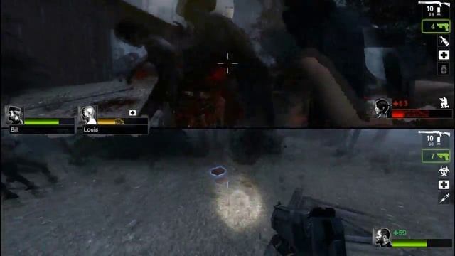 Left 4 Dead 2 Blood Harvest Split Screen Co-Op - Expert Mode смотреть онлайн