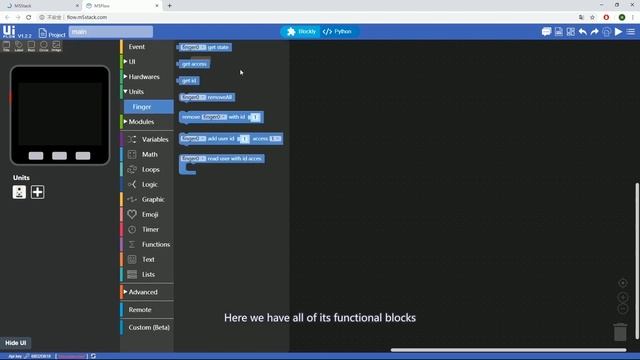 ? Программируем Юнит Finger в UIFlow