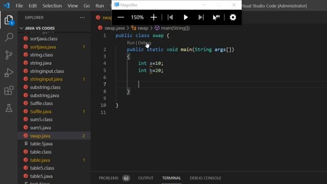 Swapping an Integer In Java смотреть онлайн