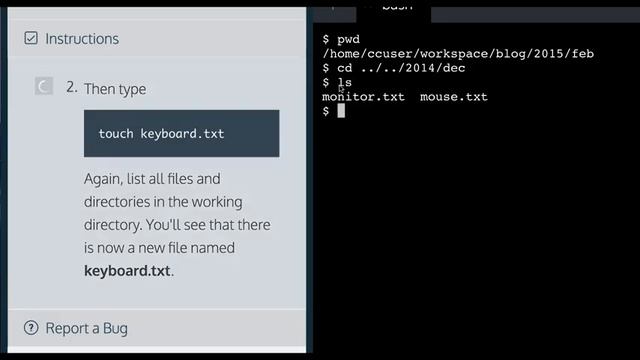 Learn the Command Line, mkdir, codecademy Tutorial смотреть онлайн