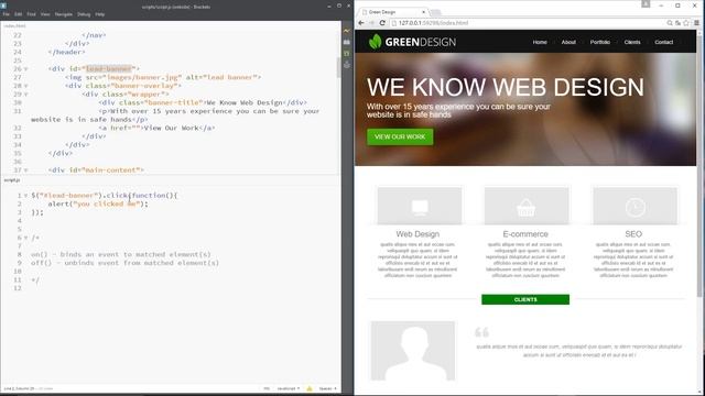 jQuery Tutorial for Beginners #16 - Event Helpers смотреть онлайн