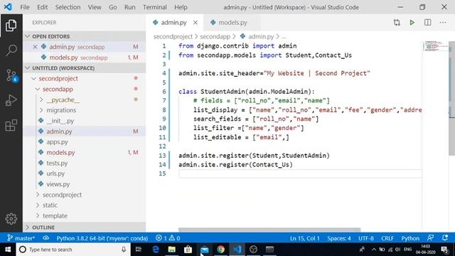 10 Admin Panel Customization In Django смотреть онлайн