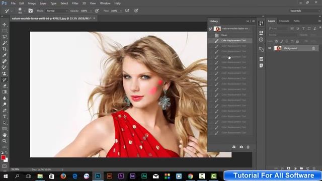 How to use history brush tool, art history brush tool । Adobe Photoshop CC смотреть онлайн