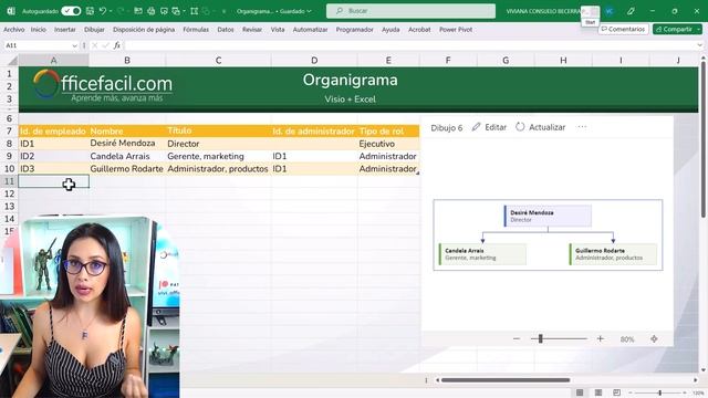 Como hacer un organigrama | #excel #visio #asmr смотреть онлайн