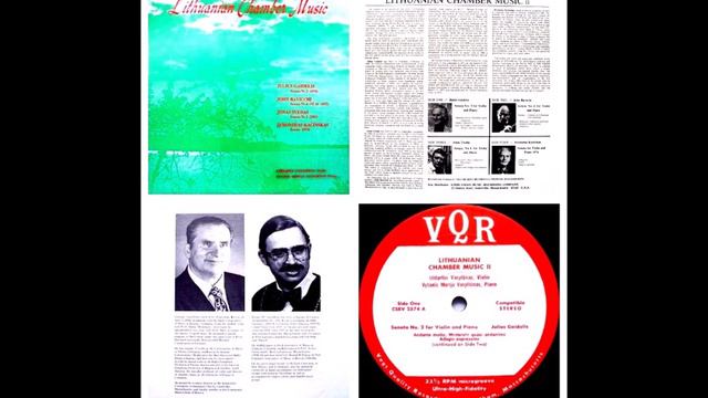 Julius Gaidelis / John Bavicchi / Jonas Švedas / Jeronimas Kačinskas - Lithuanian Chamber Music (II смотреть онлайн