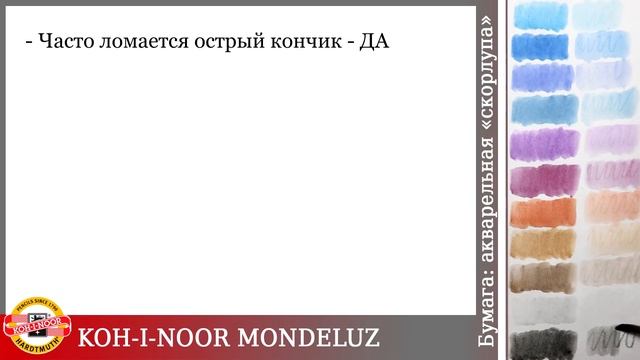 Обзор KOH-I-NOOR MONDELUZ ✎ НОВАЯ палитра и светостойкость ? ДЁШЕВО или ДОРОГО ?✔ смотреть онлайн