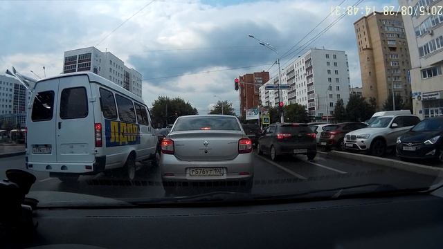 Пример съемки SJCAM SJ4000 wi-fi в качестве видеорегистратора смотреть онлайн