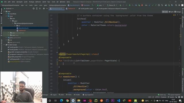Tab Layout in Jetpack Compose | Vision Android | Kotlin | Android смотреть онлайн