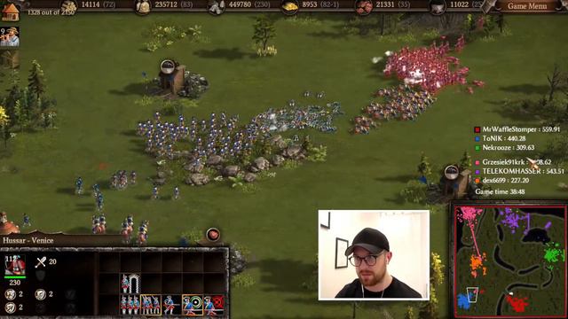 Cossacks 3 - 3vs3 Multiplayer (Venice) I смотреть онлайн