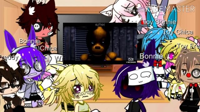 //•Fnaf 1 and 2 react to Freak •// смотреть онлайн