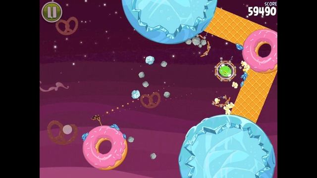 Angry Birds Space Utopia 4-22 Walkthrough 3-Star смотреть онлайн