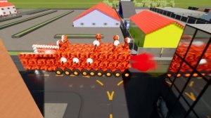 ОГРОМНЫЙ ПОЖИРАТЕЛЬ ПРОТИВ ЛЕГО МАШИН В BRICK RIGS! САМЫЕ УГАРНЫЕ ЛЕГО ПОГОНИ В В БРИК РИГС