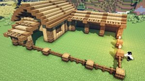 Майнкрафт (Minecraft) - Как построить простой сарай для животных