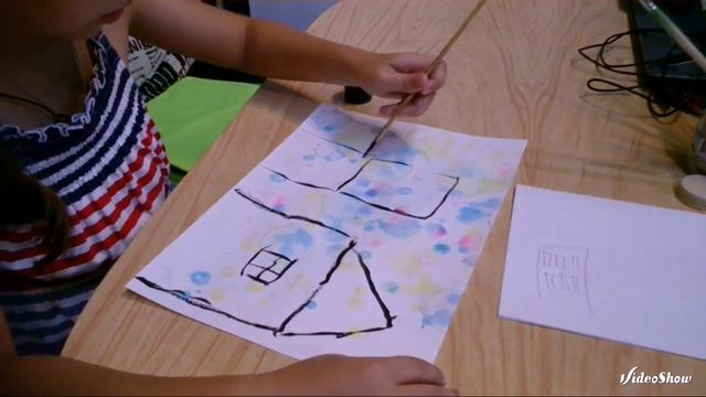 Уроки рисования.Учим ребенка рисовать...Рисуем мыльными пузырями смотреть онлайн