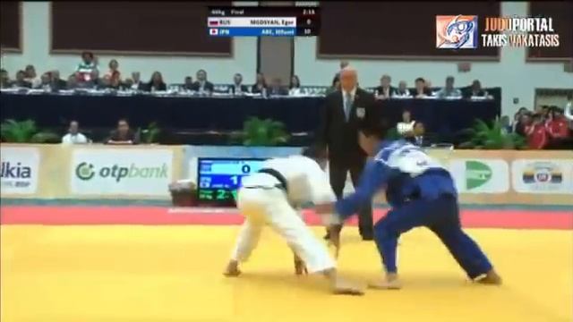World Judo Championships Juniors, Miami 2014 Final -66kg MGDSYAN Egor (RUS) - ABE Hifumi (JPN)