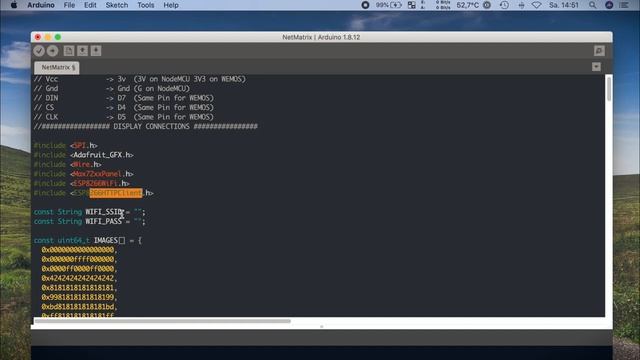 Arduino/ESP8266 LED Matrix Internet Bandwidth Monitor смотреть онлайн
