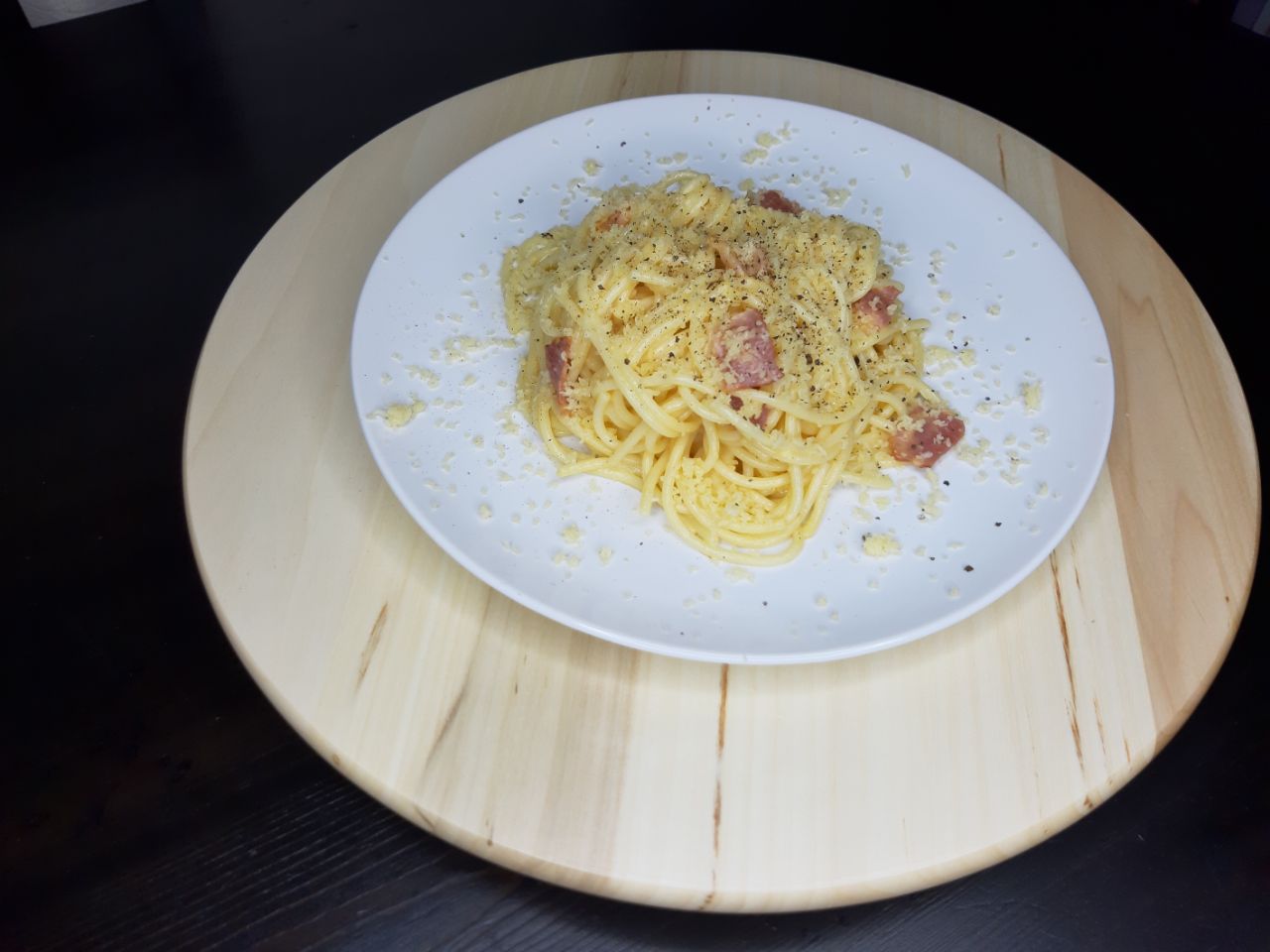 Рецепт огонь - Паста Карбонара