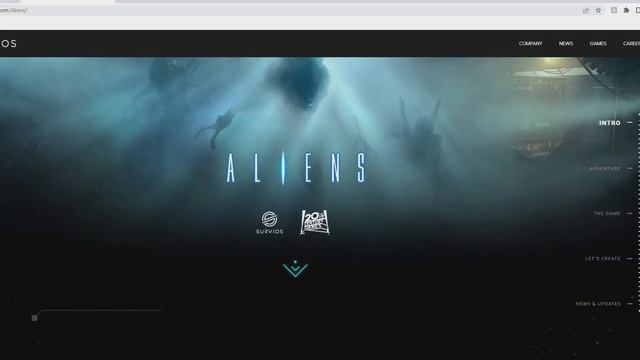 New Action Horror ALIENS Game Announcement смотреть онлайн