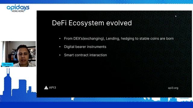 Apidays HongKong 2022 - Connecting to Web3 – DeFi and beyond By Giovanni Lesna. смотреть онлайн