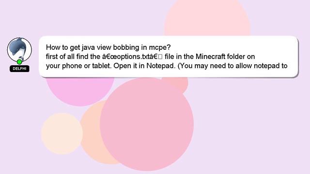 How to get java view bobbing in mcpe? смотреть онлайн