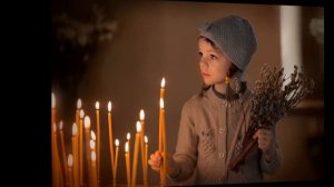 Вербочки(Мальчики да девочки свечечки да вербочки понесли домой.Огонечки теплятся(наброски)