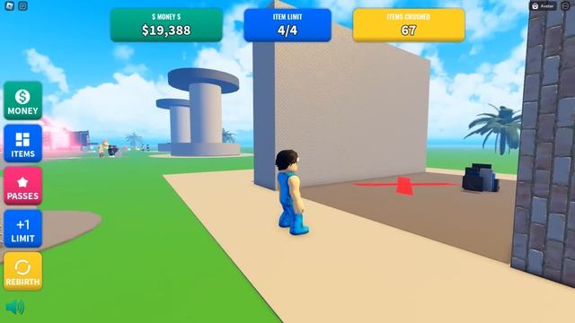 ?МЕНЯ РАСПЛЮЩИЛО 1000 КГ В РОБЛОКС! ГИДРАВЛИЧЕСКИЙ ПРЕСС ШЕДИ ROBLOX смотреть онлайн