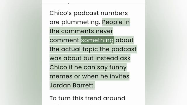 Chico’s Podcast Is Failing: Can He Turn It Around? смотреть онлайн