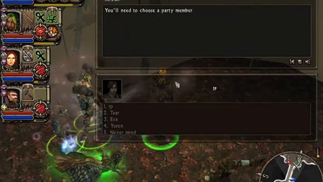 Dungeon Siege II you can reset your skill points in broken world expansion. смотреть онлайн
