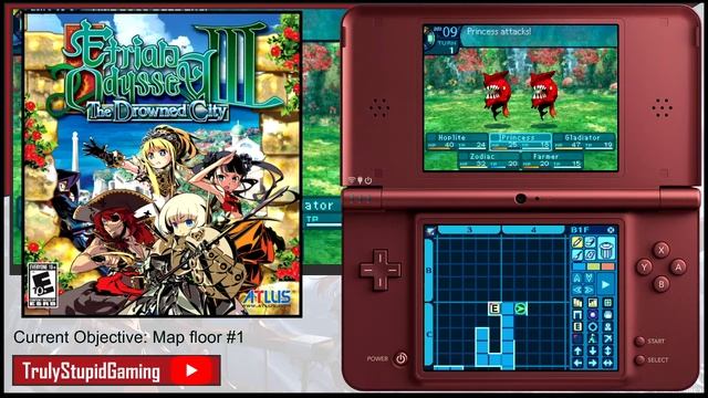 Etrian Odyssey 3 - Playthrough (Nintendo DS) - Part 1 смотреть онлайн