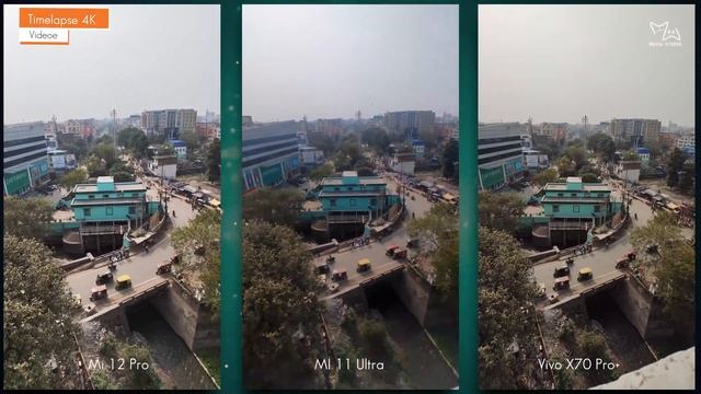 Xiaomi 12 Pro vs Mi 11 Ultra vs Vivo X70 Pro Plus Detailed Camera  Review ?  8K  4K 60 