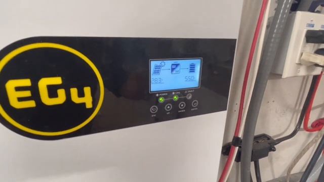 Connecting EG4 Charge Controller To Battery Bank & Solar Panels To 6kw Growatt Off Grid Inverter