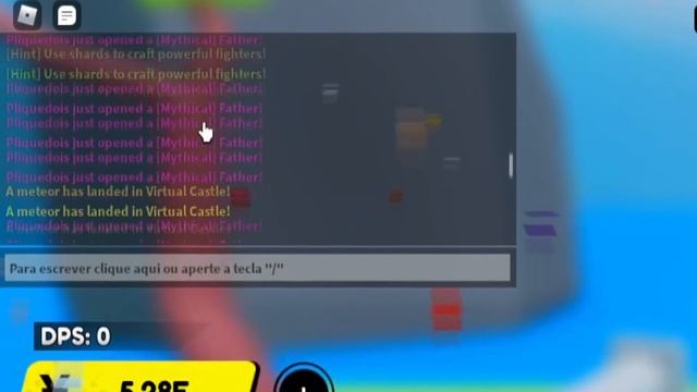 USEI POÇÃO SHINY COM MAX ROLL NA ATUALIZAÇÃO DE RAGNAROK NO ANIME FIGHTERS (ROBLOX)