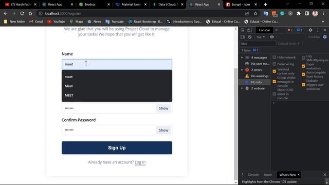 Complete Authentication In MERN Stack In One Video || JWT Authentication || Password Hashing #react смотреть онлайн