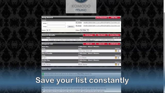 How to use the Komodo Music Online Music Library (kmdj.com.au) смотреть онлайн