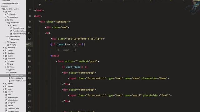 Advanced Laravel | Form Request Validation #1 смотреть онлайн