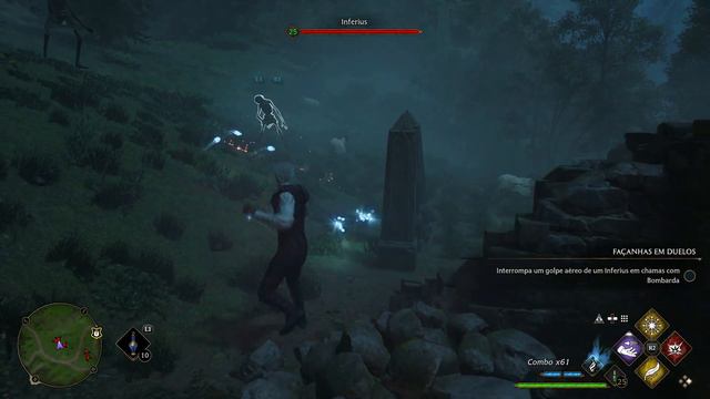 TROFÉU ALÉM DAS EXPECTATIVAS - REALIZE UM COMBO DE 100 FÁCIL - HOGWARTS LEGACY смотреть онлайн