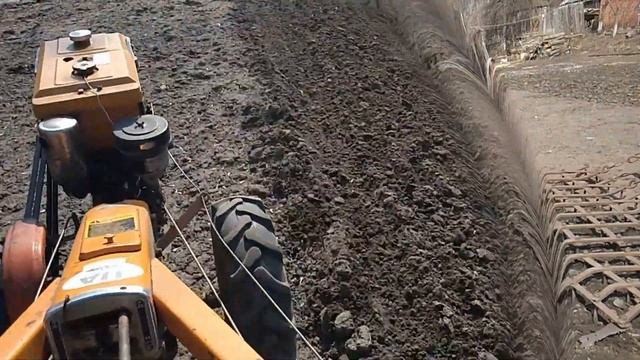 Боронование мотоблоком смотреть онлайн