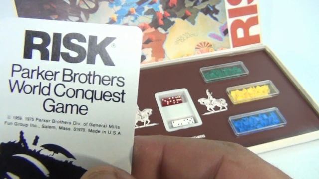 Risk World Conquest Vintage Board Game # 44, 1975 Parker Brothers смотреть онлайн