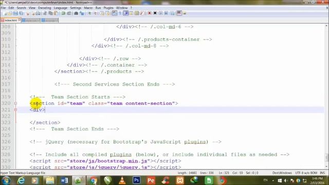 multi purposes landing page with bootstrap-lecture35 смотреть онлайн