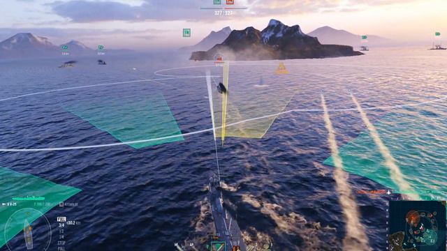 Hunting Down Enemy Warships with llV-25 Destroyer, World of Warships Gameplay 1080p 60 FPS смотреть онлайн
