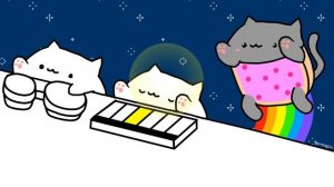 Bongo Cat - Nyan Cat 10 hours (w/Easter eggs)
