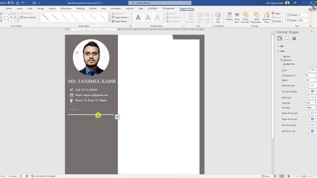 How to Create a CV/RESUME for Free in Microsoft Word in Bangla смотреть онлайн