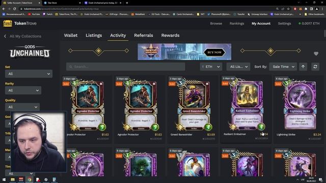 КАК ИСПОЛЬЗОВАТЬ FORGE И ЗАРАБОТАТЬ В GODS UNCHAINED