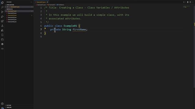 Java Practice Examples - Module 4-1 Class Variables смотреть онлайн