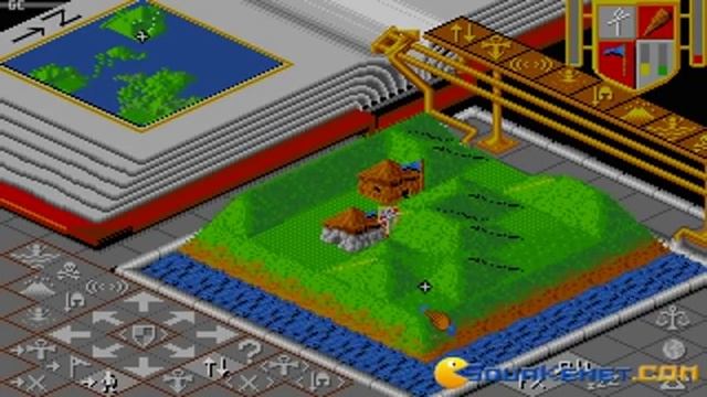 Populous gameplay (PC Game, 1989) смотреть онлайн