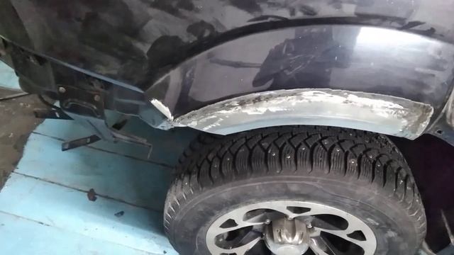 ремонт наружних задрих арок на ховере.сварочные работы. смотреть онлайн