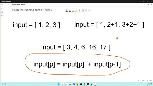 1480. Running Sum of 1d Array - Python Leetcode Solution смотреть онлайн