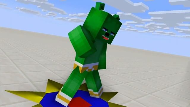 ?The Gummy Bear?Ingles version Minecraft [Mine - Imator] смотреть онлайн