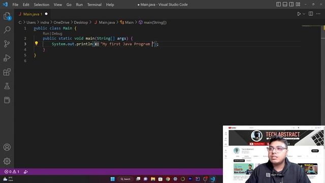 First Java Program | Java Main Class and Method | Input Output Function смотреть онлайн